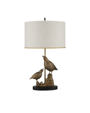 Currey 6000-0886 - Codorniz Brass Table Lamp