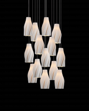 Currey 9000-1273 - Posh 15-Light Round Multi-Drop Pendant