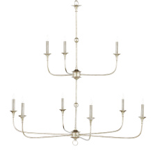 Currey 9000-1313 - Nottaway Two-Tier Champagne Chandelier