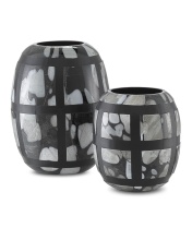 Currey 1200-0377 - Schiappa Glass Vases Set of 2