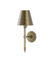 Currey 5000-0174 - Wollaton Brass Wall Sconce