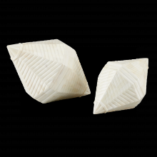Currey 1200-0771 - Pavi Bone Prism Set of 2