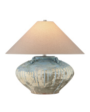 Currey 6000-1044 - Catania Antique Blue Drip Table Lamp
