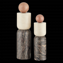 Currey 1200-0817 - Moreno Marble Objects Set of 2