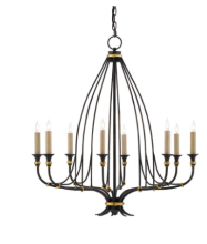 Currey 9000-0214 - Folgate Small Black Chandelier