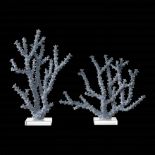 Currey 1200-0797 - Blue Coral Set of 2