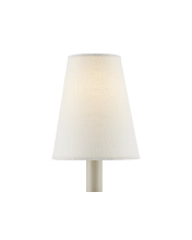 Currey 0900-0024 - Off White Fine Grasscloth Tapered Chandelier Shade