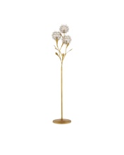 Currey 8000-0137 - Dandelion Silver & Gold Floor Lamp