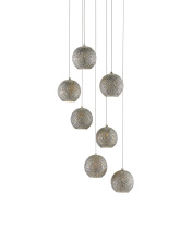 Currey 9000-0683 - Giro 7-Light Round Multi-Drop Pendant