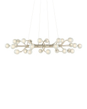 Currey 9000-0996 - Chaldea Silver Chandelier